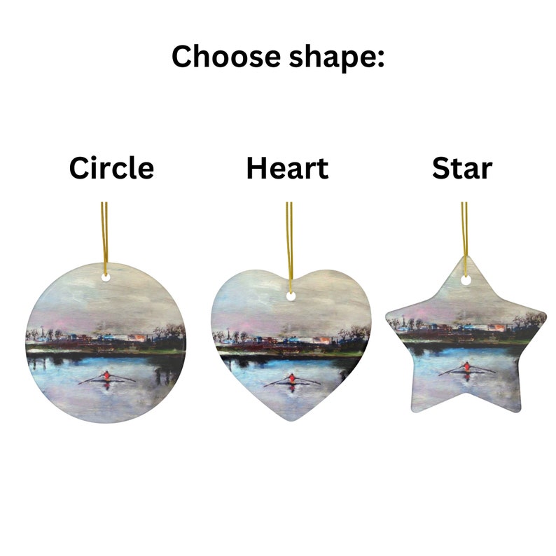Personalized Rowing Ornament Rower Holiday Gift Rowing Crew Ornament