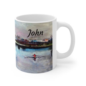 Personalized Rower Mug Gift Coffee Rowing Present Christmas Rower Mug Birthday Crew Gift Sculler Coffee Gift Rowing Vintage Art Decor Rower