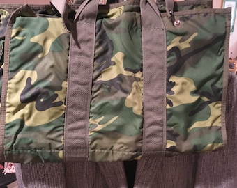 Camouflage soft side briefcase