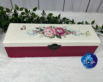 Jewelry Box, Romantic Red Jewelry Storage Box for her
