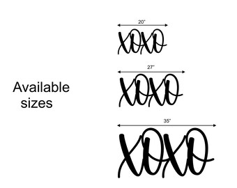 XOXO Sign - Xoxo Sign - Xoxo Laser Cut Out - Farmhouse Decor