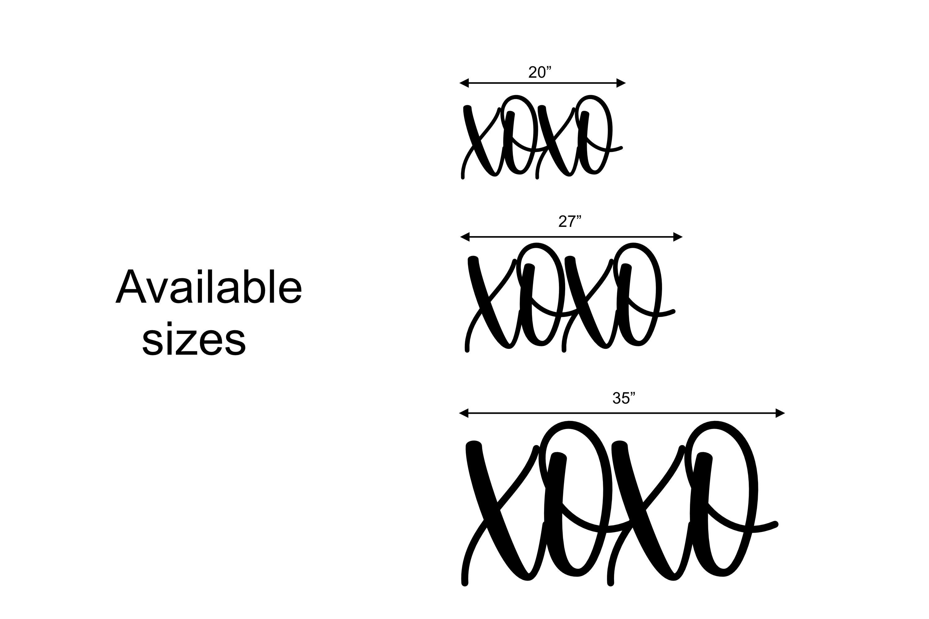 XOXO Sign - Xoxo Sign - Xoxo Laser Cut Out - Farmhouse Decor