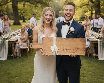 Extra Large Reclaimed Wood Charcuterie Board | Rustic Personalized Serving Board | Handcrafted Farmhouse Wedding Gift