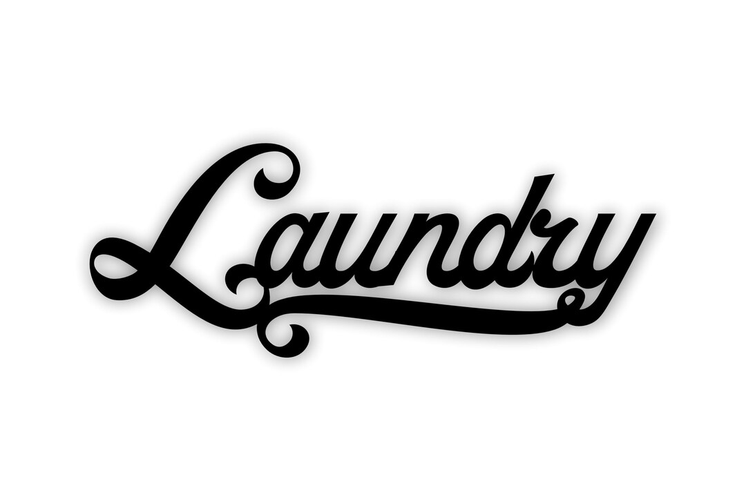 Laundry Sign Laundry Cutout Sign Laundry Word Cut Out Farmhouse Decor