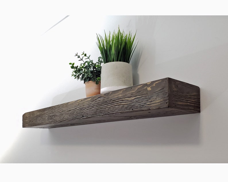 100 AUTHENTIC RECLAIMED WOOD Floating Shelf Barn Wood Shelf Etsy