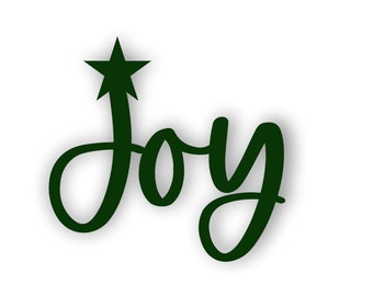 Joy sign - Joy cut out sign - Joy word cut out - Farmhouse decor - Laser cut word sign - Kitchen decor - Dining room decor