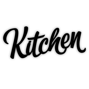 Kitchen Sign - Kitchen Cutout Sign - Kitchen - Kitchen Word Cut Out ...