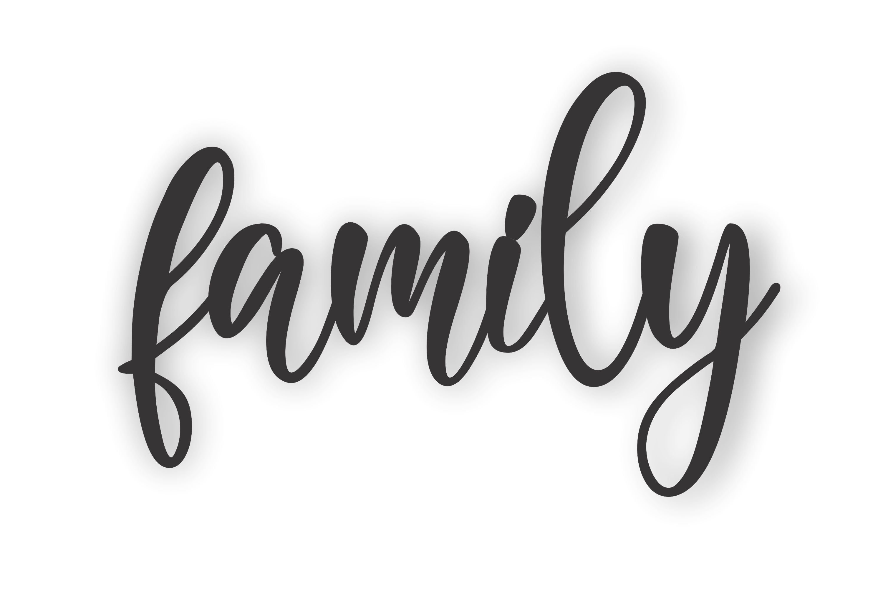 family sign - family cutout sign - family word cut out - Farmhouse Wall decor - Thanksgiving - Gathering - Christmas - Holiday - New Home