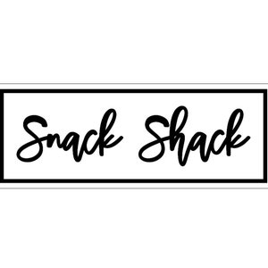 Snack Shack Sign, Wedding Gift, Wedding Present, Housewarming Gift, Established Sign, 3D Sign, Anniversary Gift, Airbnb, Snack, Snack Sign