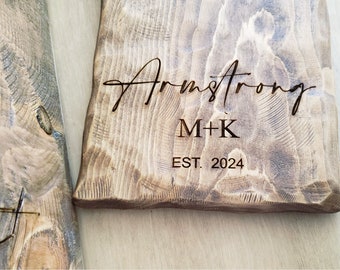 Extra Large Rustic Personalized Charcuterie Boards | Handcrafted Farmhouse Decor | Wedding Gift