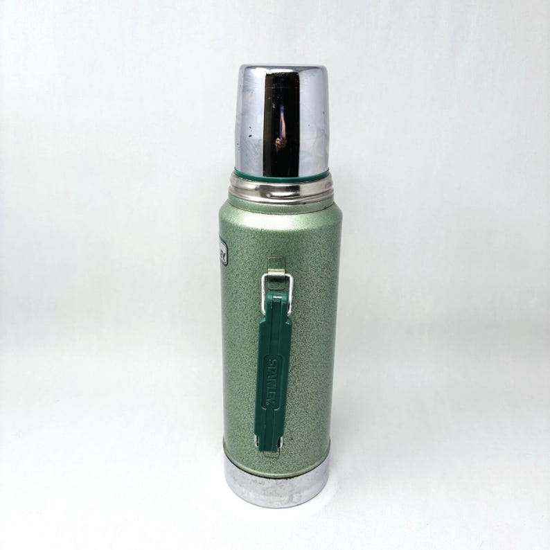 Vtg Aladdin Stanley Thermos Green No. A-944DH One Quart Made In USA VGVC image 4