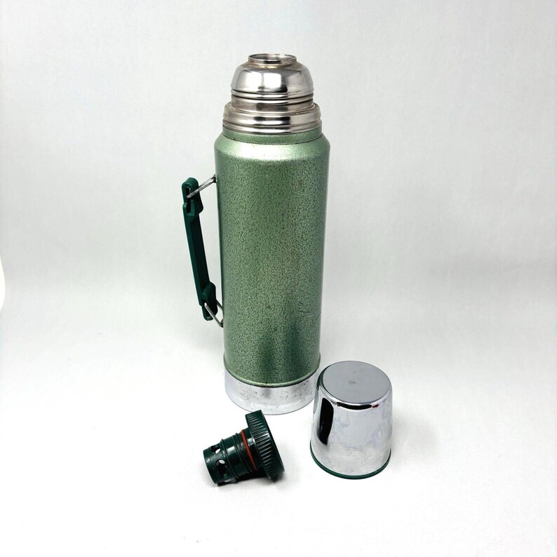 Vtg Aladdin Stanley Thermos Green No. A-944DH One Quart Made In USA VGVC image 8
