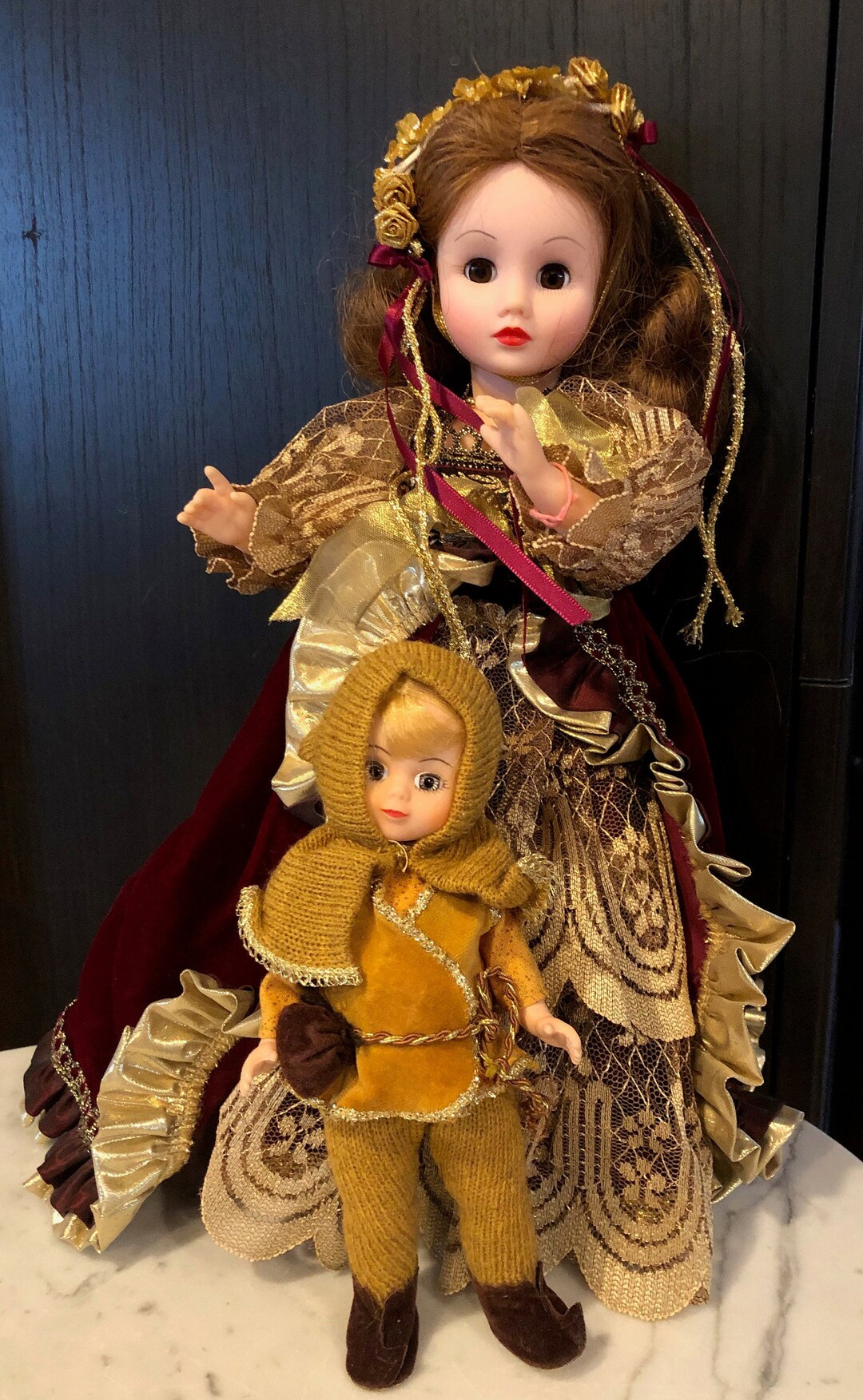 Madame Alexander rumpelstiltskin & the Miller's Daughter Dolls Etsy
