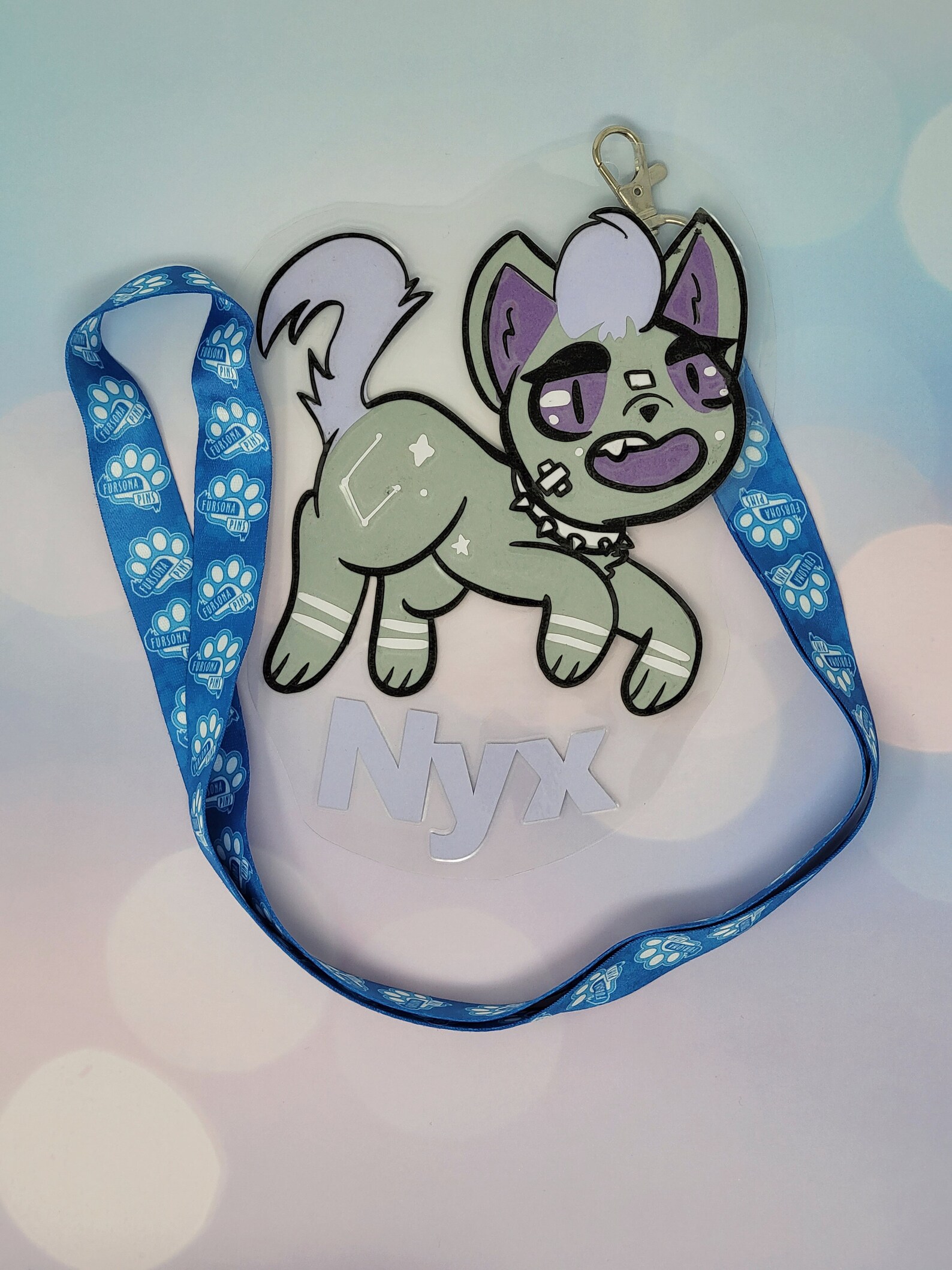 Laminated Furry Badge | Etsy