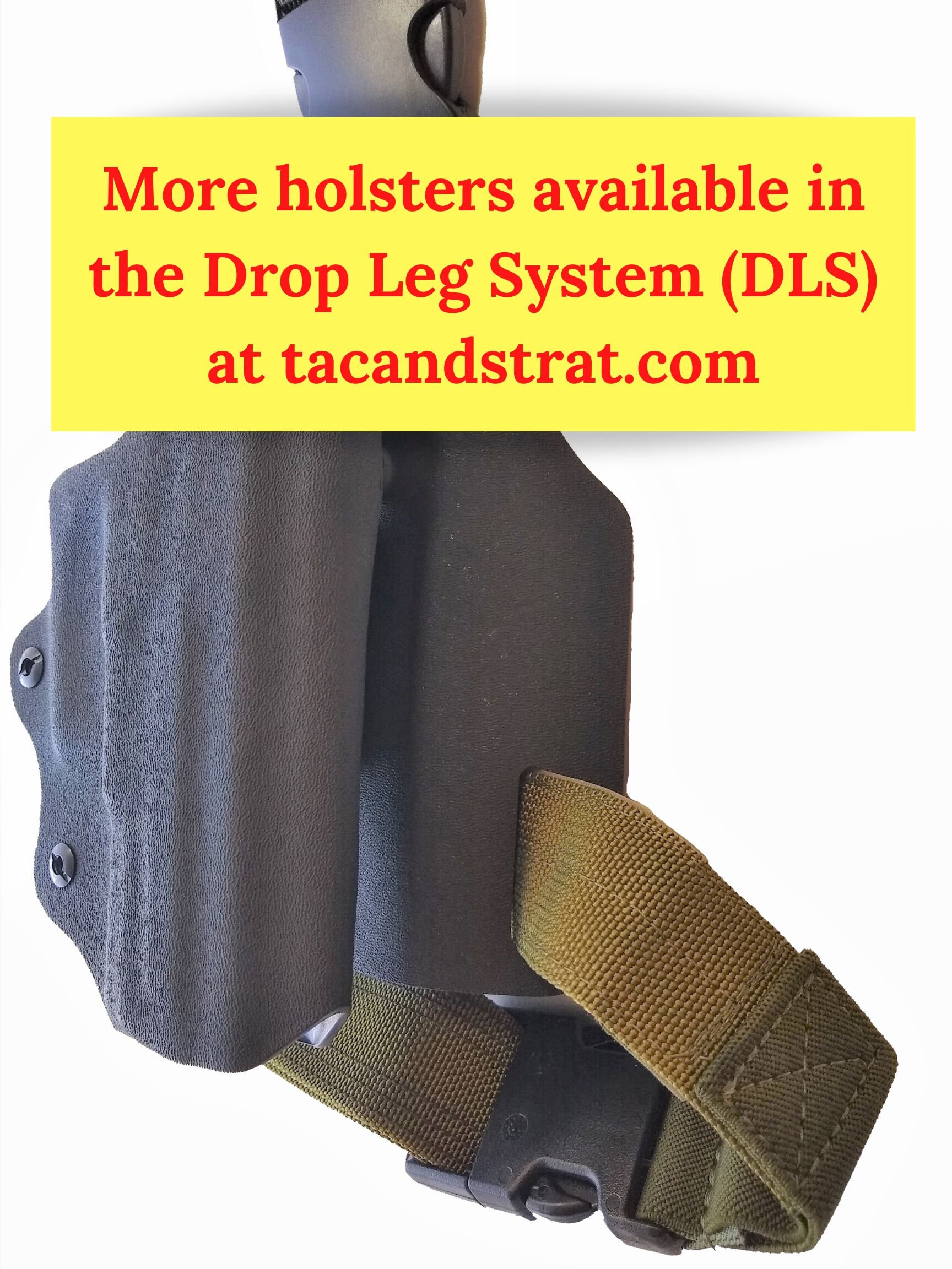 Drop Leg System / Convertible Thigh to Low Ride Holster for Glock 17 22 ...