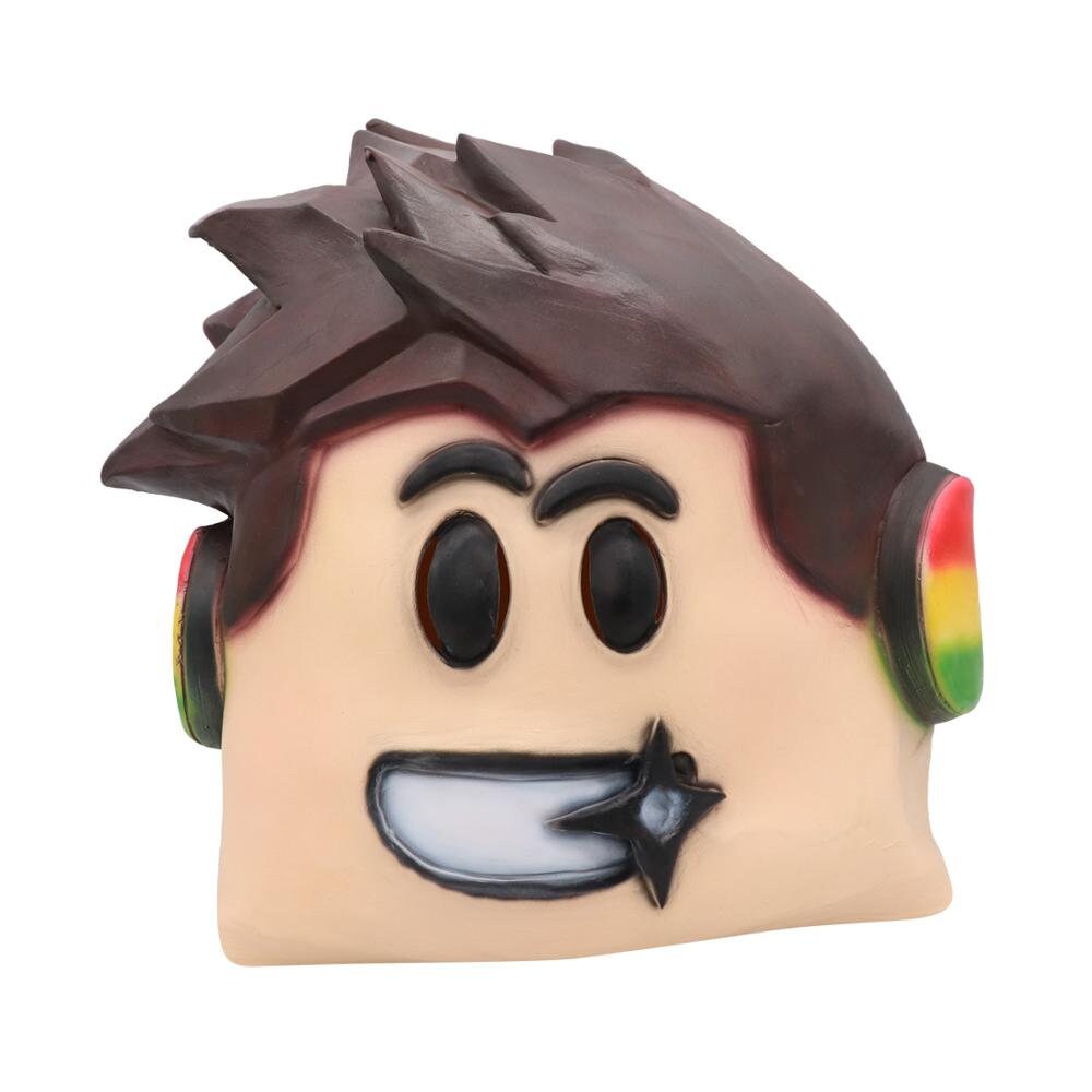 Game Roblox Cute Boy Cosplay Mask Latex Adult Helmet Full Face Etsy