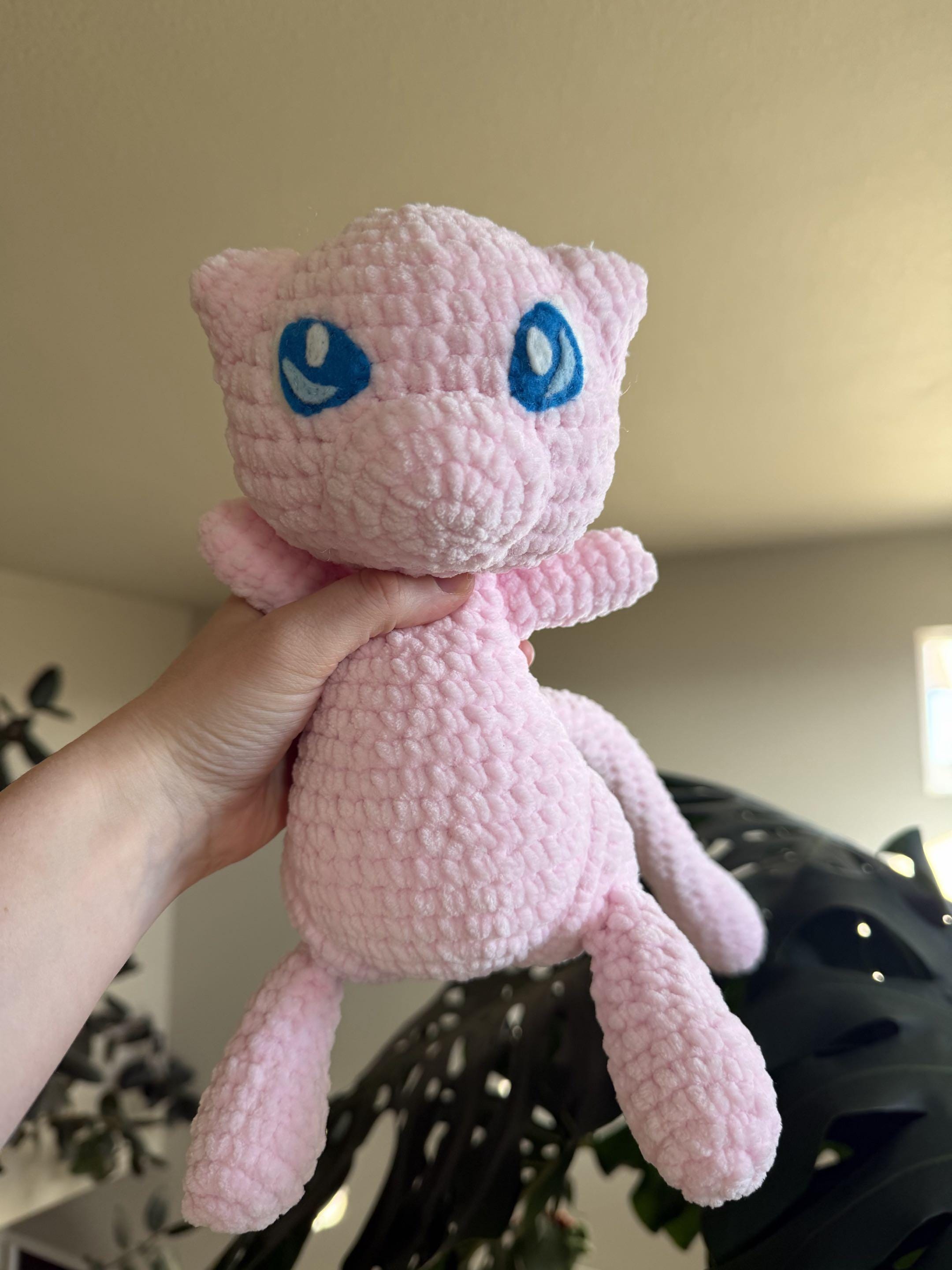 Mew Plushie - Handmade Crochet - Etsy