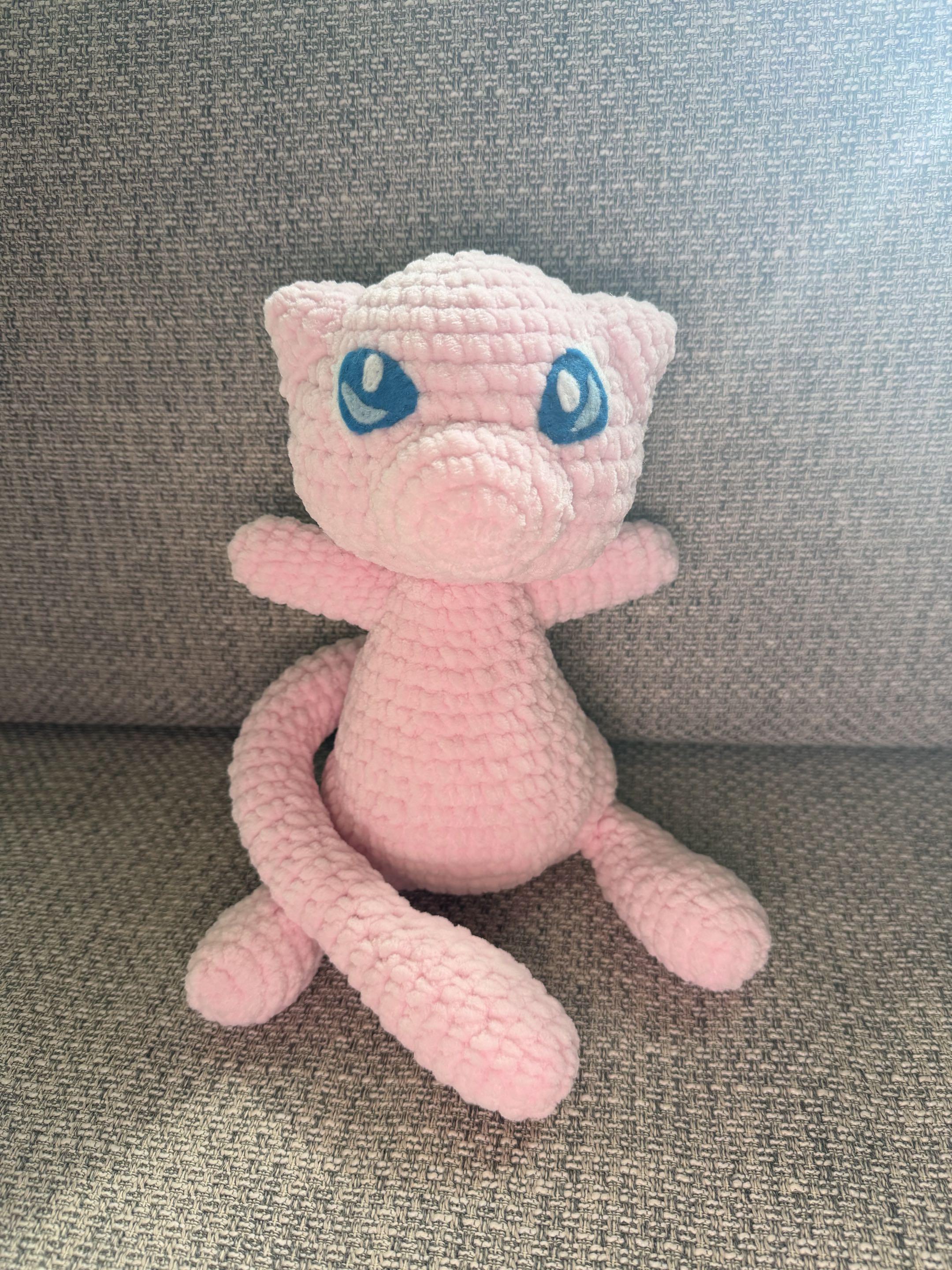 Mew Plushie - Handmade Crochet - Etsy
