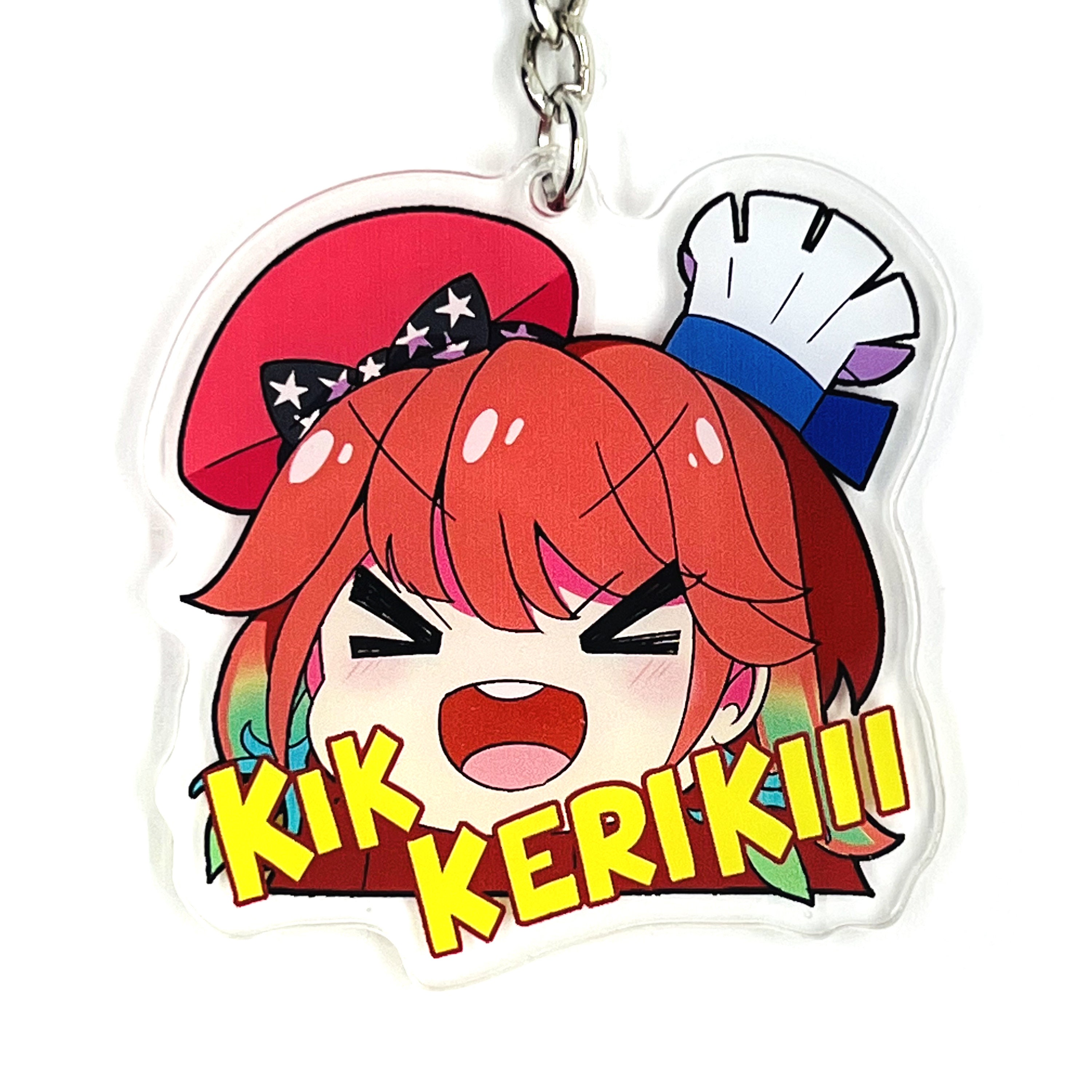 [VOMS PARK] Commemoration of Graduation Acrylic Key Chain (Smile) &  Sticker Set (Amano Pikamee)