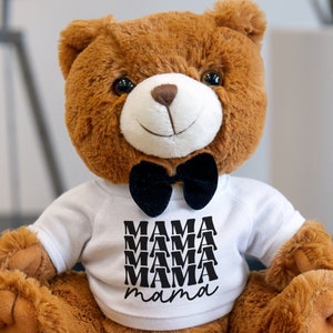 Mama Stuffed Teddy Bear | Cute Teddy Bear Plush, Mom Gift, Gift For Her, Birthday Anniversary Gift Present For Mothers, New Mom Gift