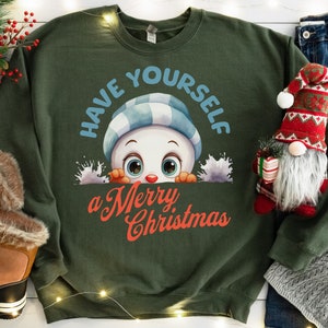Merry Christmas Sweatshirt, Christmas Shirt, XMAS Shirt, Cute Holiday Christmas Crewneck, Funny Christmas Sweatshirt, Holiday sweatshirts