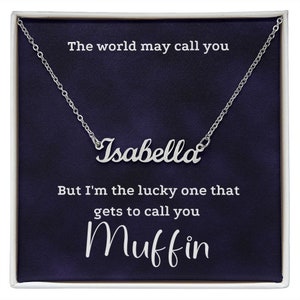 Custom Name Necklace, Gift For Her, Personalized Necklace, Jewelry For Her, Gift For Wife, Gift For Girlfriend, Custom Gift For Women