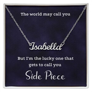 Custom Name Necklace, Gift For Her, Personalized Necklace, Jewelry For Her, Gift For Wife, Gift For Girlfriend, Custom Gift For Women