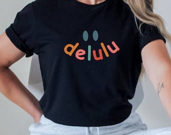 Delulu ist der Solulu Lustiges T-Shirt, Delulu Meme Shirt, Lustiges Delulu TShirt, Lustiges Manifestierendes Shirt, Groovy Retro Shirt