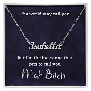 Custom Name Necklace, Gift For Her, Personalized Necklace, Jewelry For Her, Gift For Best Friend, Gift For Friend, Custom Gift For Women