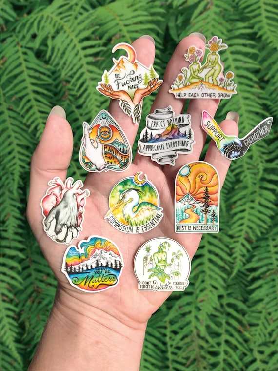 Community Mini Sticker Collection - Choose Your Design - Inclusion Revolution Support Equality LGBTQ Manifest Care Small Vinyl Sticker Art