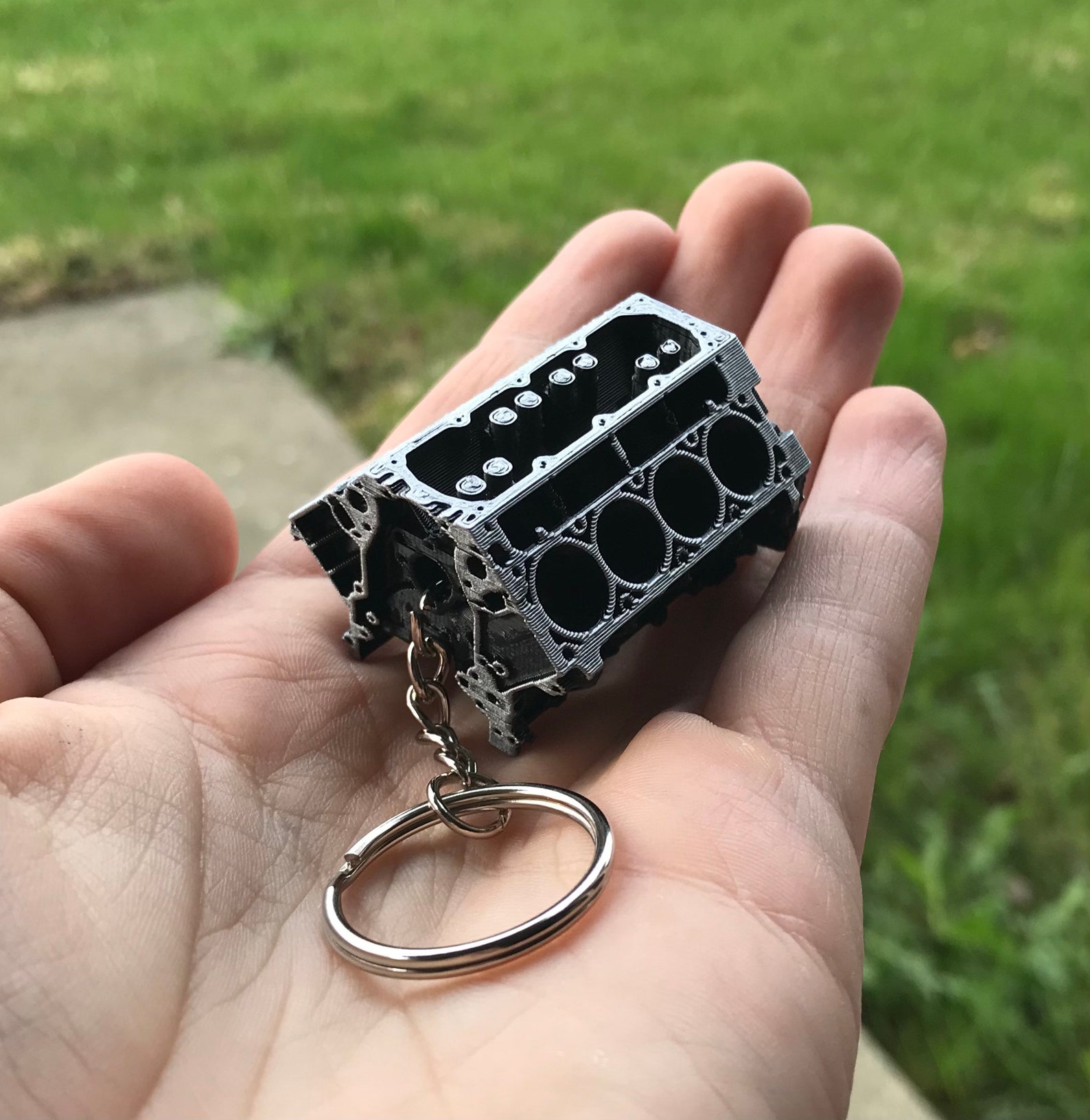 LS Engine Block Keychain Model Chevrolet V8 Engine Block GM Etsy