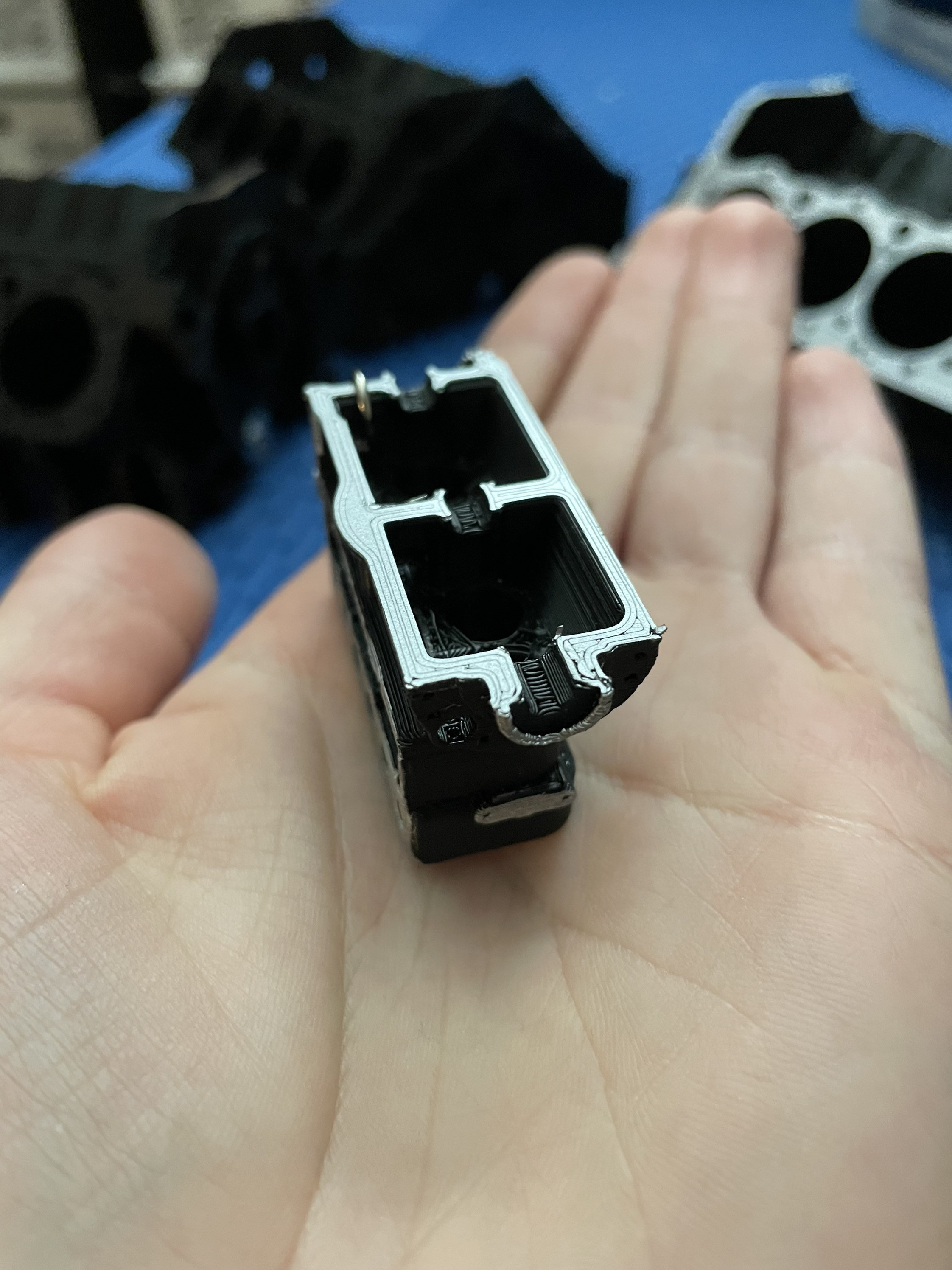 Ford Model A Engine Block Keychain Model A Ford 4 Cylinder Etsy