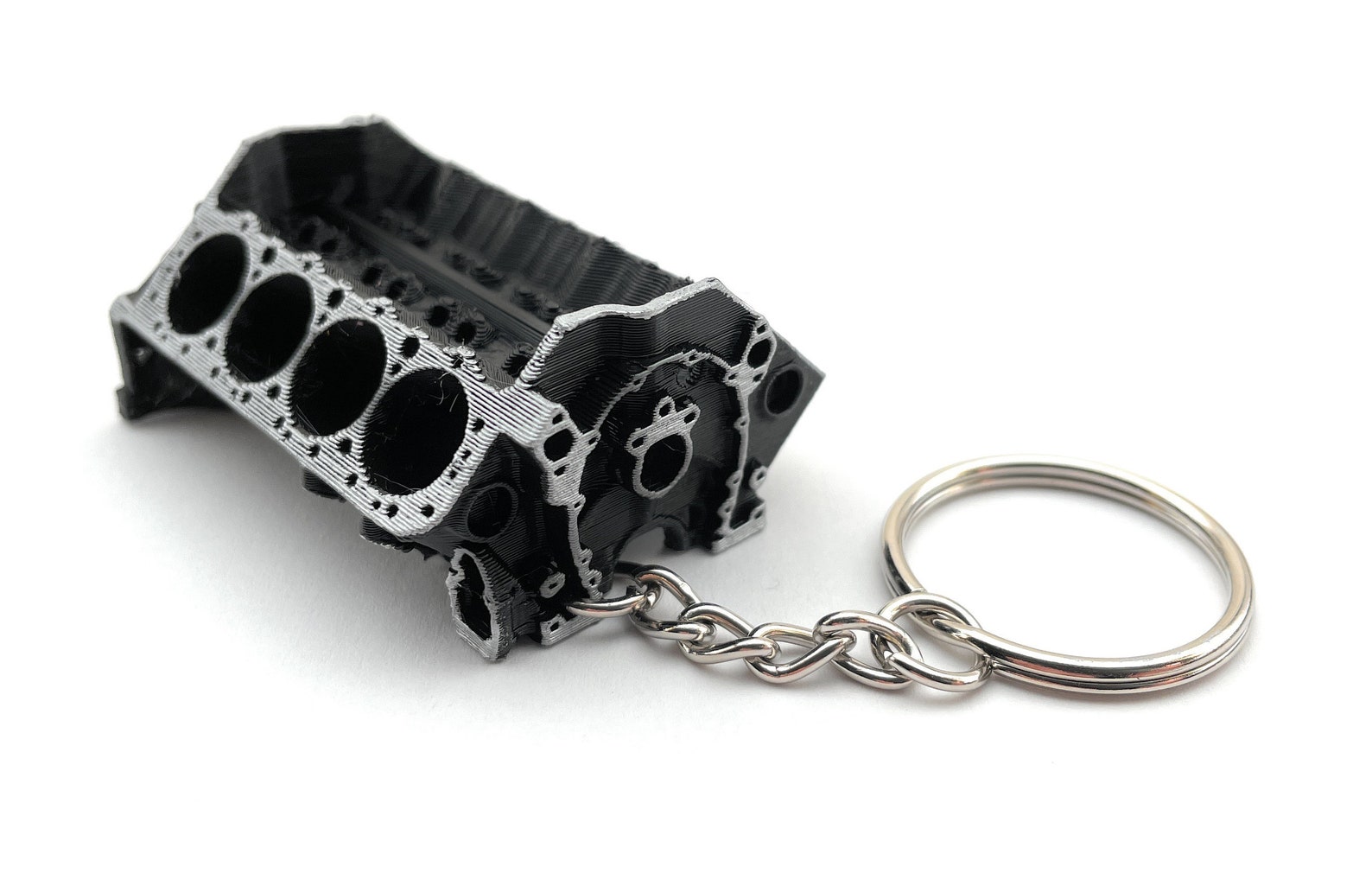 Small Block Chevy V8 Keychain Model Chevrolet Engine Block Etsy
