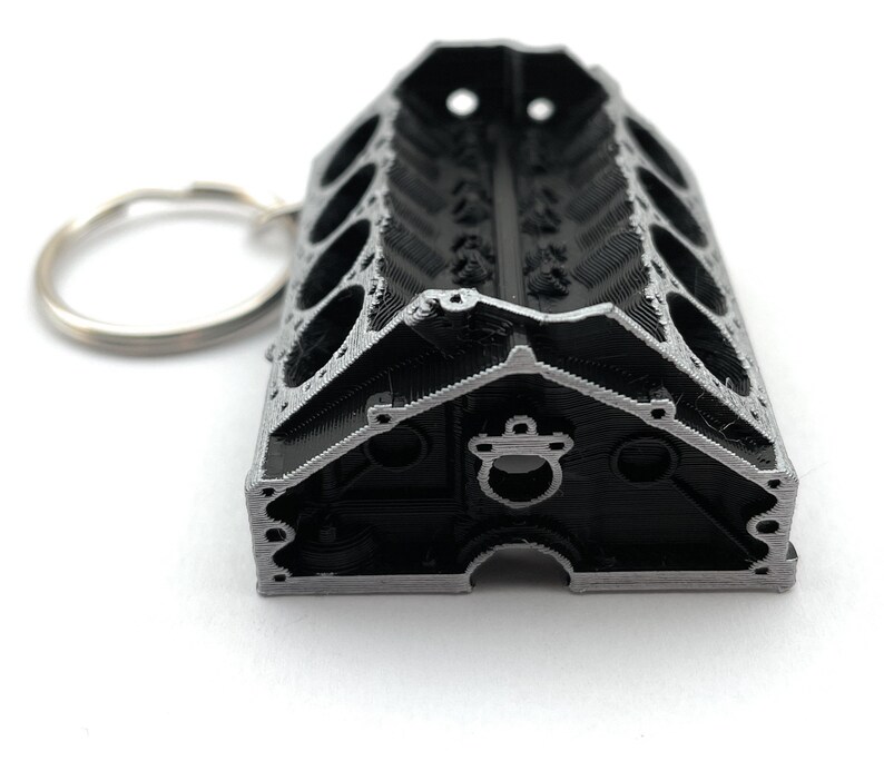Small Block Chevy V8 Keychain Chevrolet Engine Block Etsy