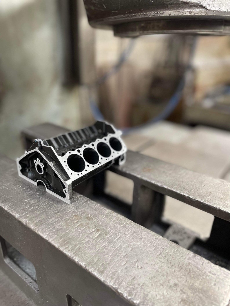 Chevy Engine Block Pencil & Card Holder Chevy Gift Etsy