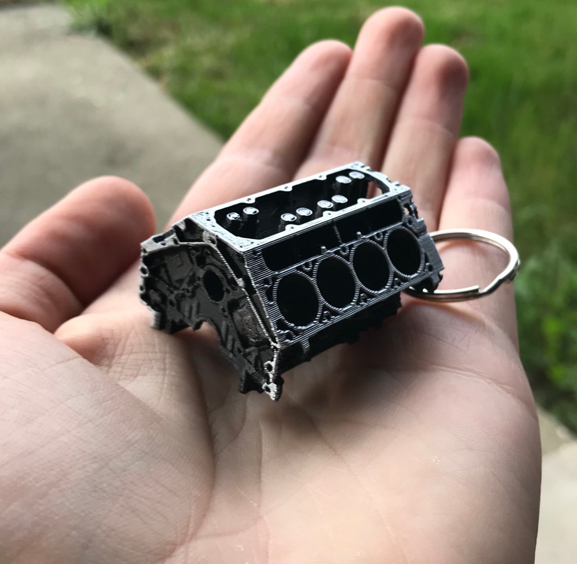LS Engine Block Keychain Model Chevrolet V8 Engine Block GM Etsy