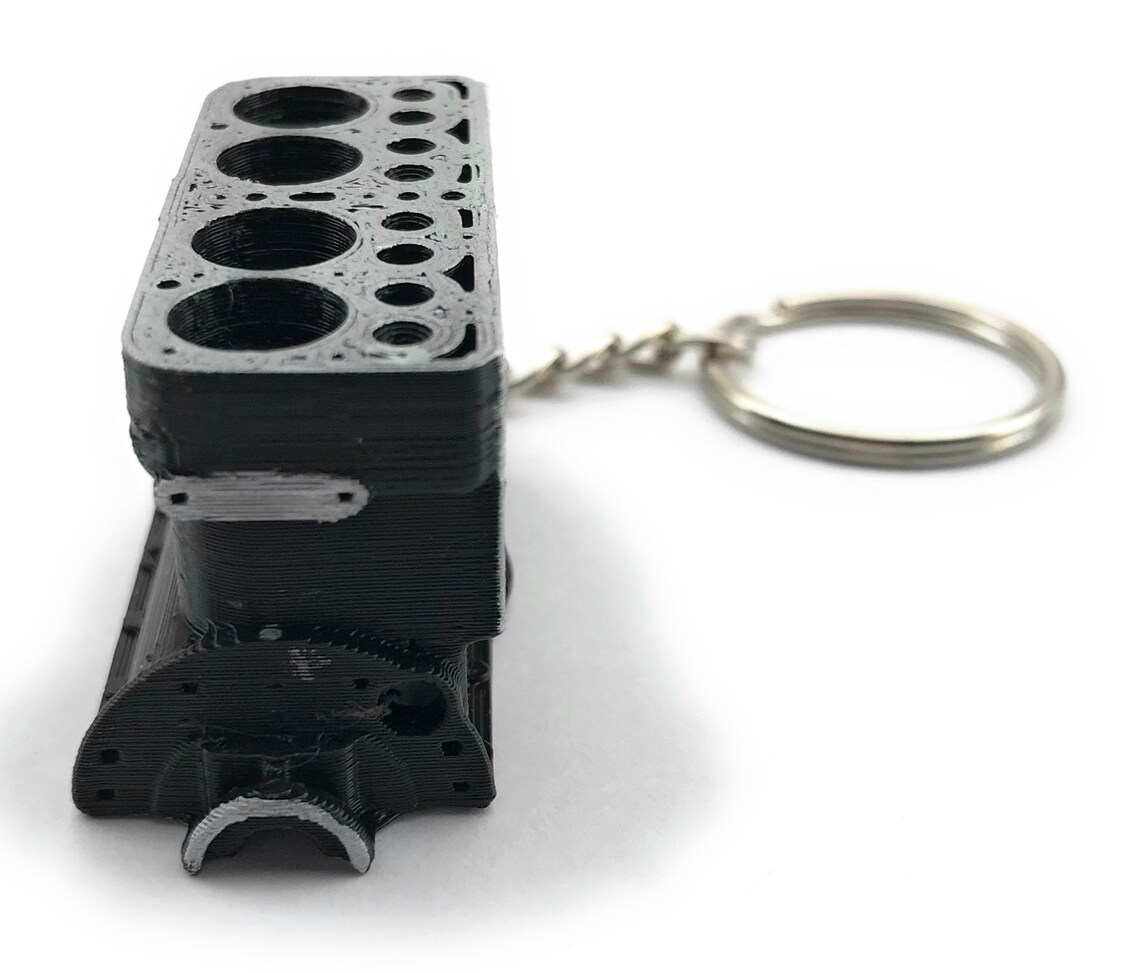 Ford Model A Engine Block Keychain Model A Ford 4 cylinder Etsy