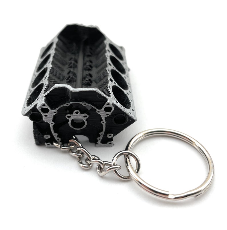 Small Block Chevy V8 Keychain Chevrolet Engine Block Etsy