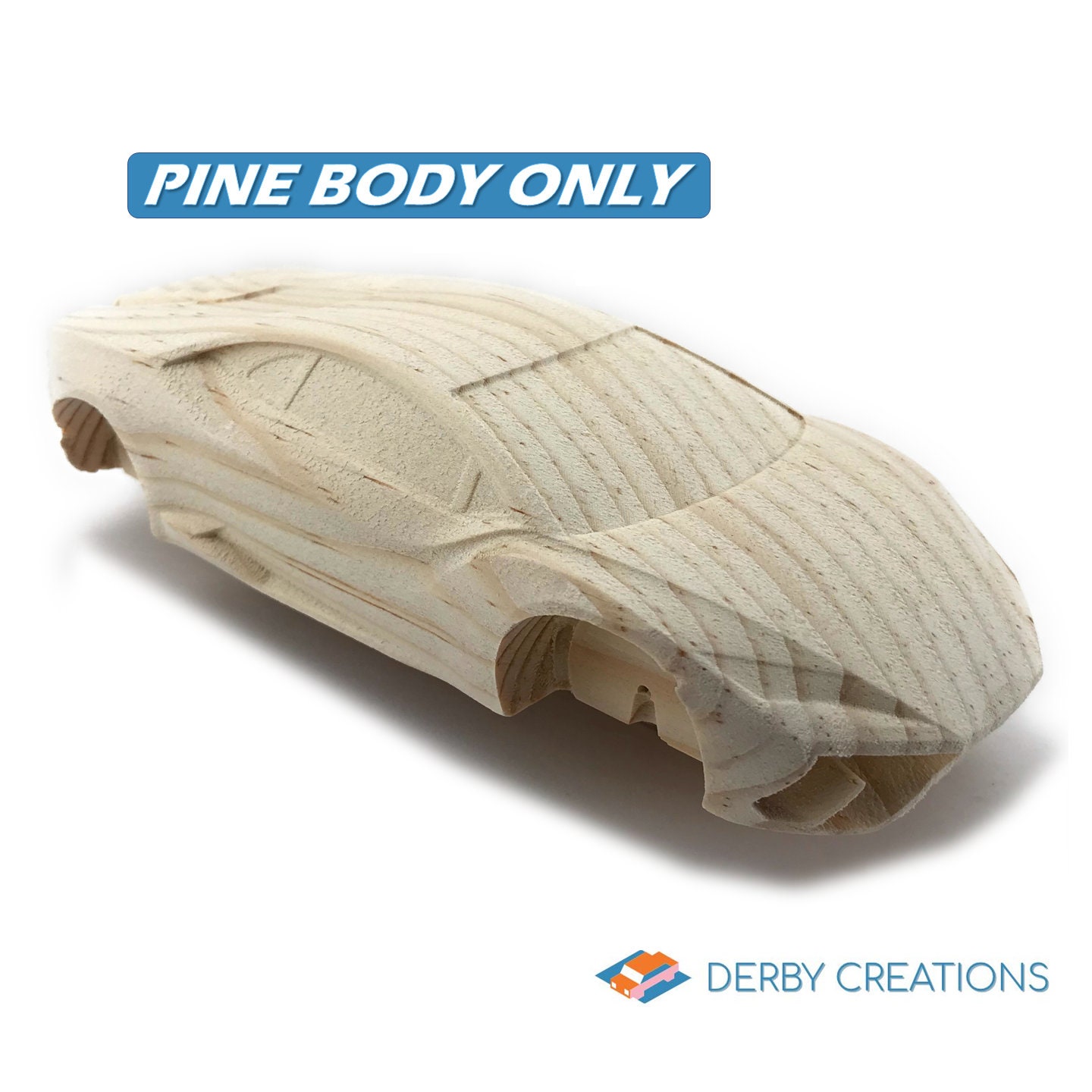 Pre Cut Pinewood Derby Car Kit Likeness Etsy