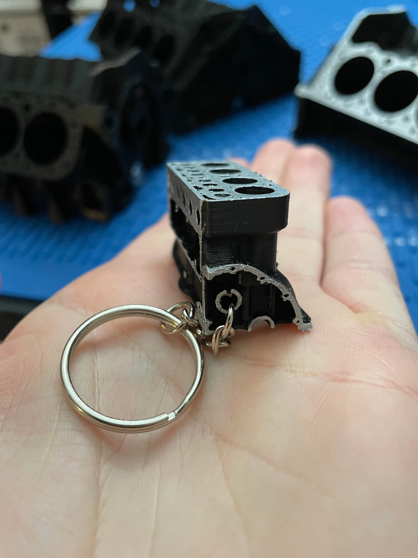 Ford Model A Engine Block Keychain Model A Ford 4 Cylinder Etsy