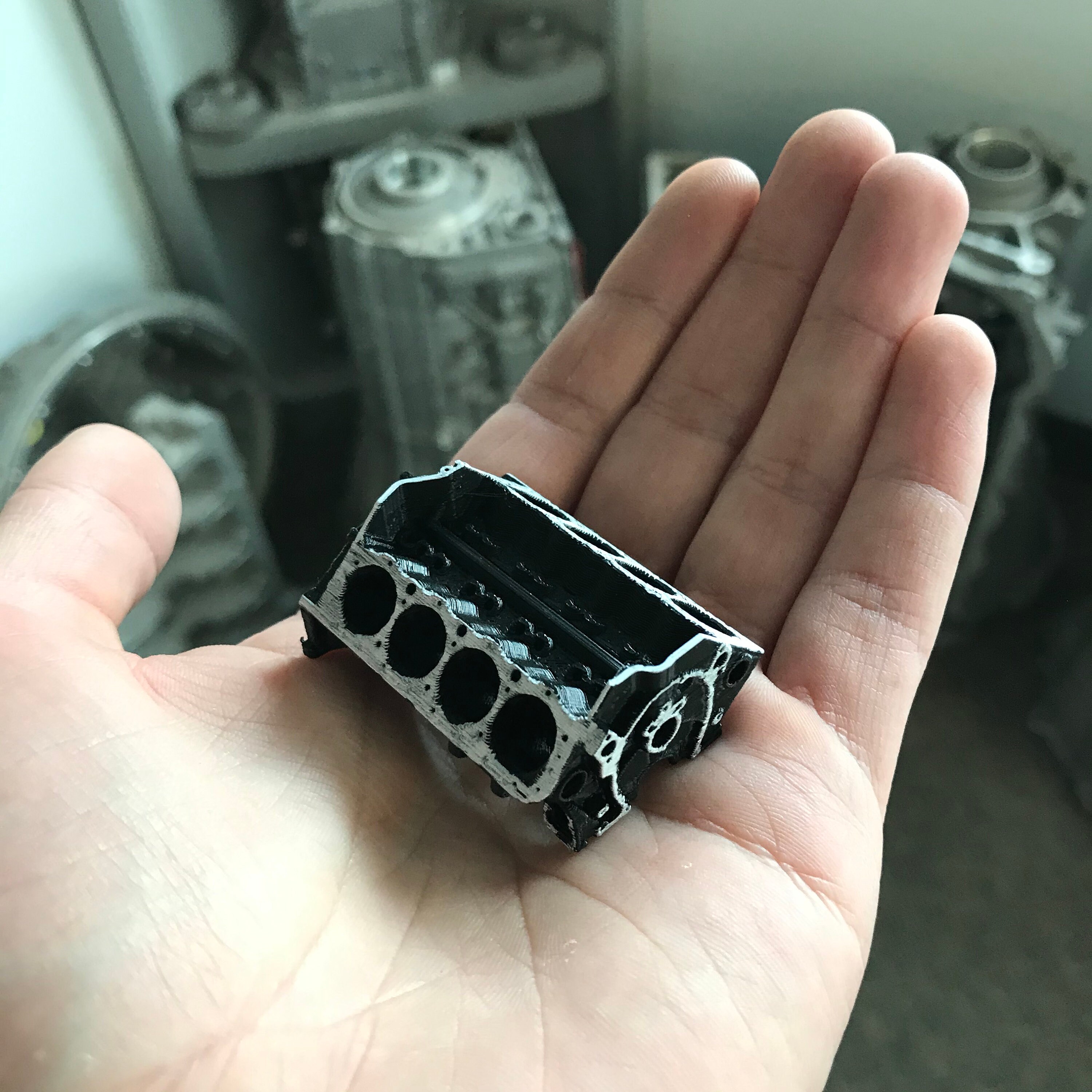 Miniature Small Block Chevy V8 Model Chevrolet Engine Block | Etsy