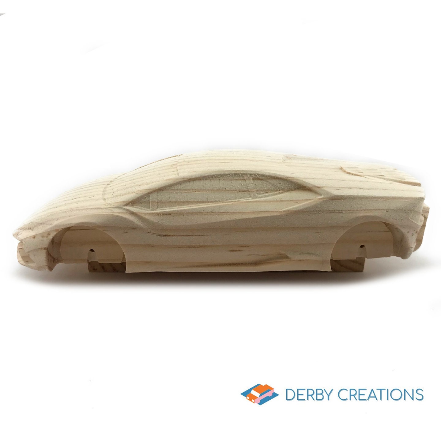 Pre Cut Pinewood Derby Car Kit Likeness Etsy
