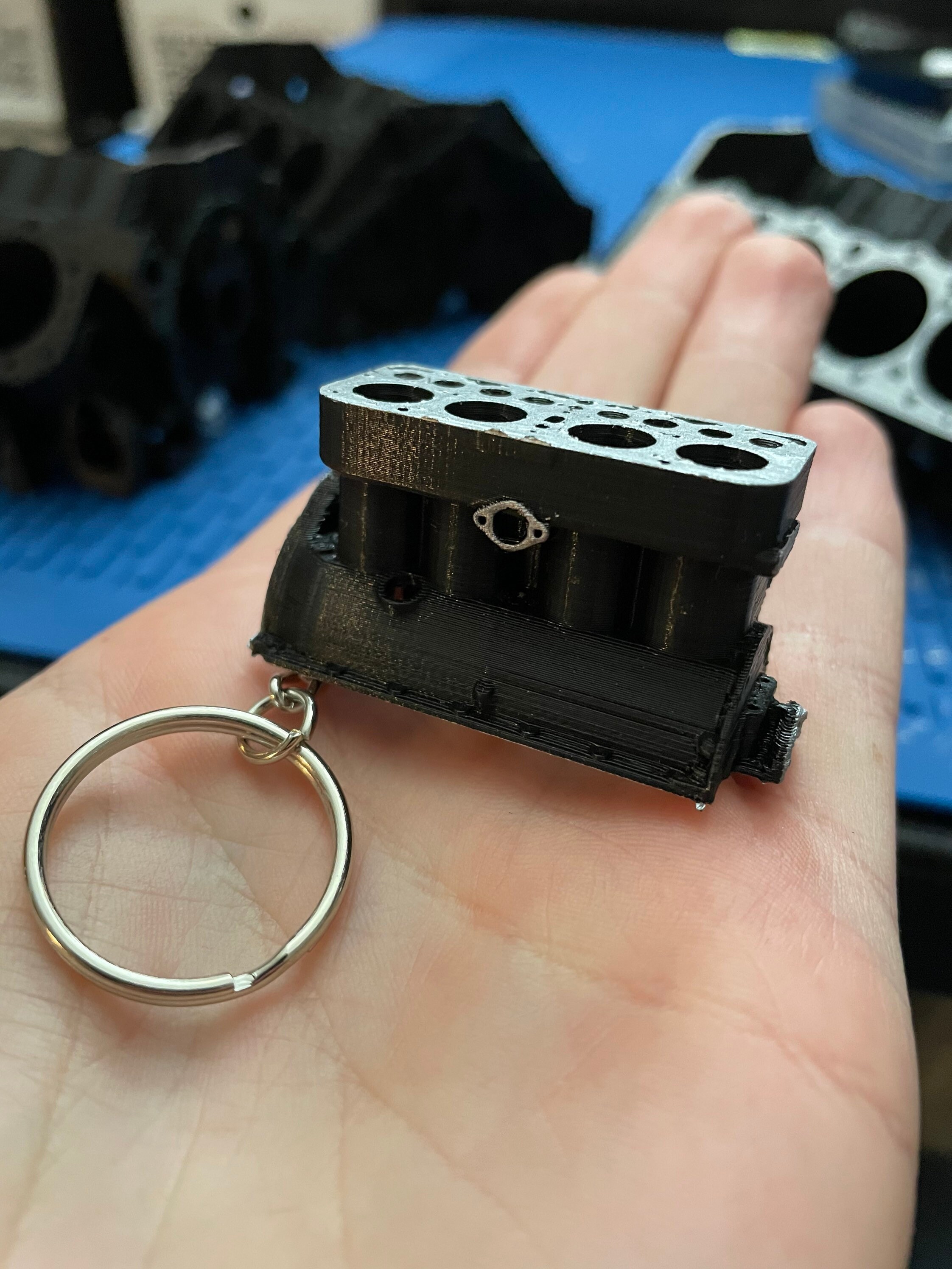 Ford Model A Engine Block Keychain Model A Ford 4 Cylinder Etsy