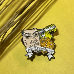 Handsome Jack Borderlands DnD Enamel Pin