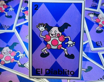 Pocket Loteria Sticker - El Diablito
