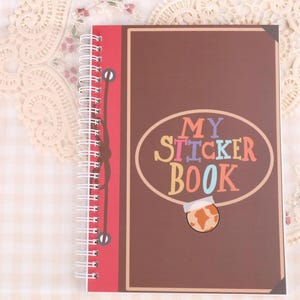 Mi libro de pegatinas reutilizable / Tamaño A5 / 50 hojas / Tema scrapbooking