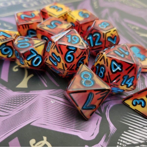 Borderlands Lilith Dice (Kraken) DnD