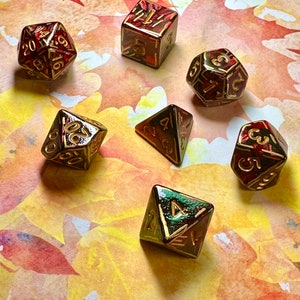 Borderlands dice - Moxxi themed DnD/Dungeons and Dragons/RPG/Hand-Painted