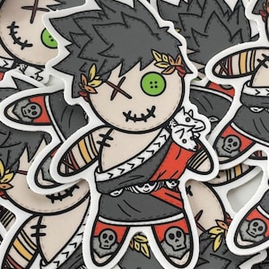 Voodoo Zagreus Hades Video Game Sticker