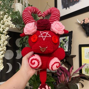 Will You Be My Valentine? Goat Amigurumi